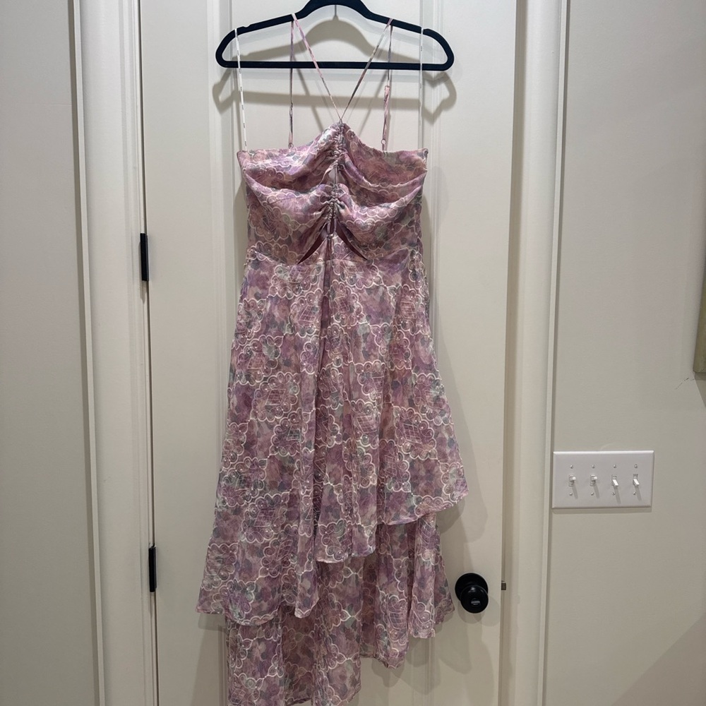 Elliatt Floral Asymmetrical Dress - Picture 2 of 3